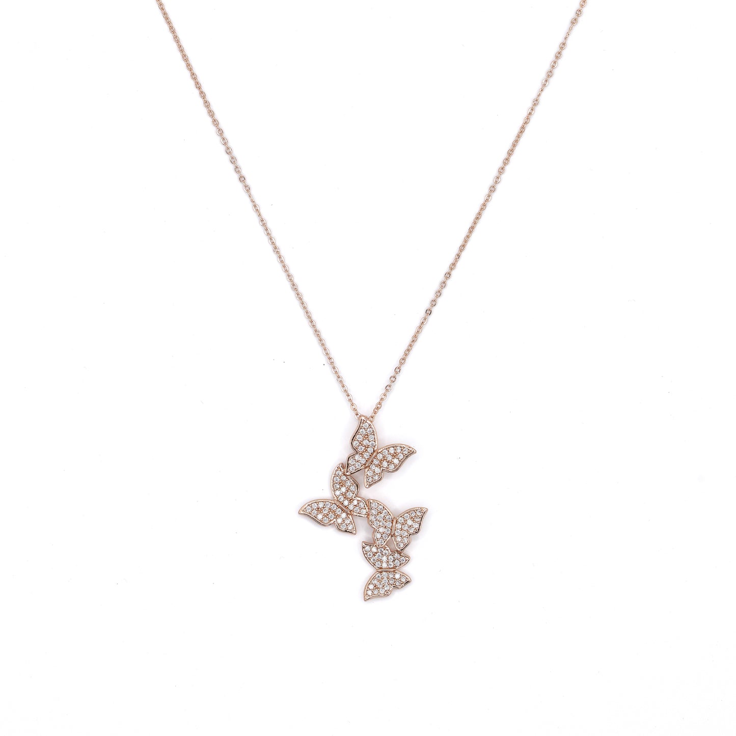 Butterfly Trio Necklace