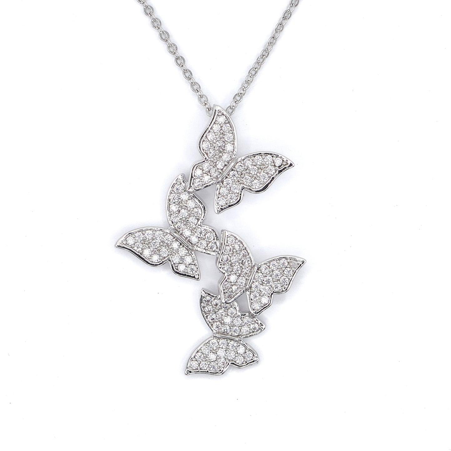Butterfly Trio Necklace