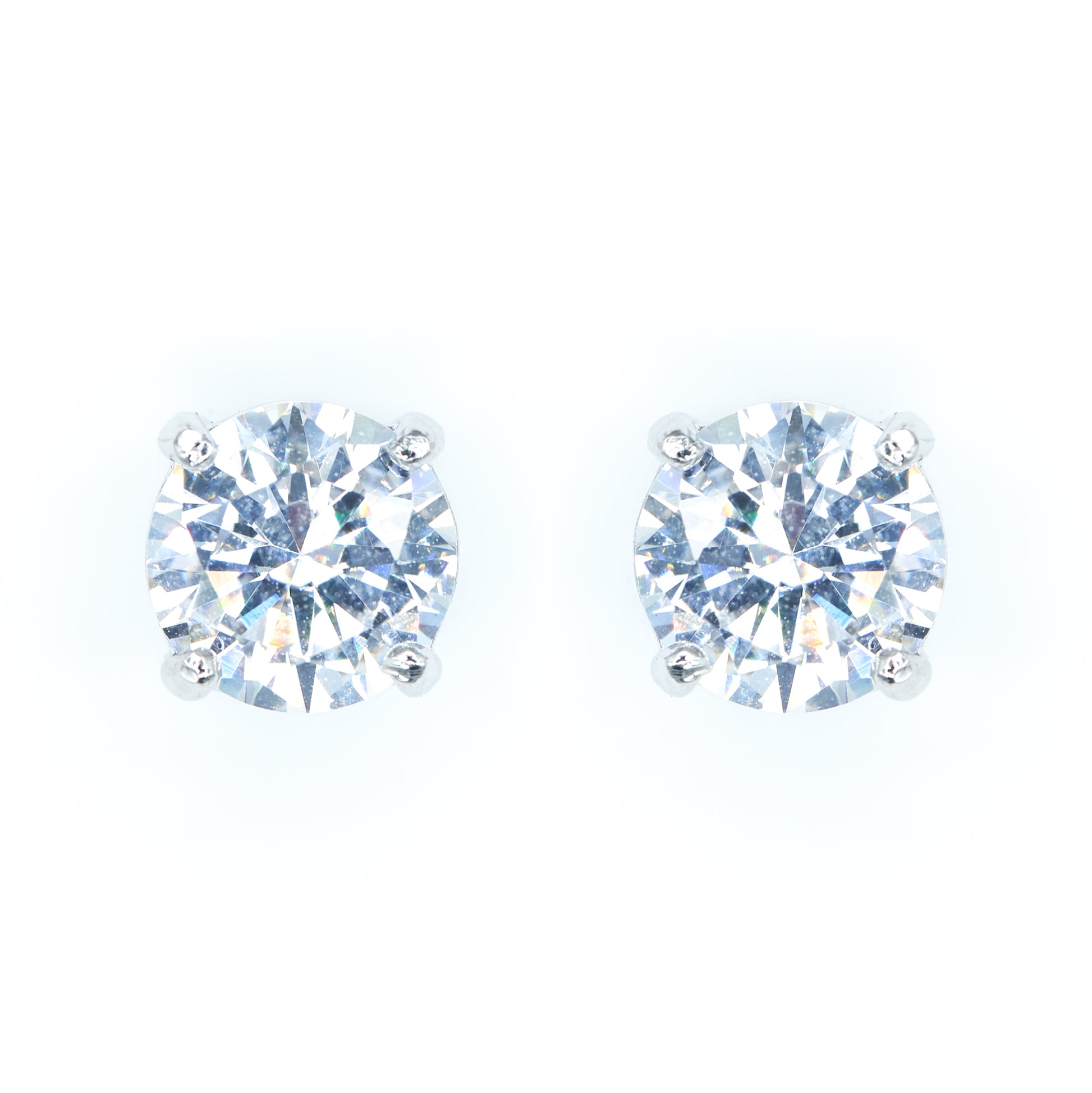 Classic Stud Earring  Large White Gold Default Title