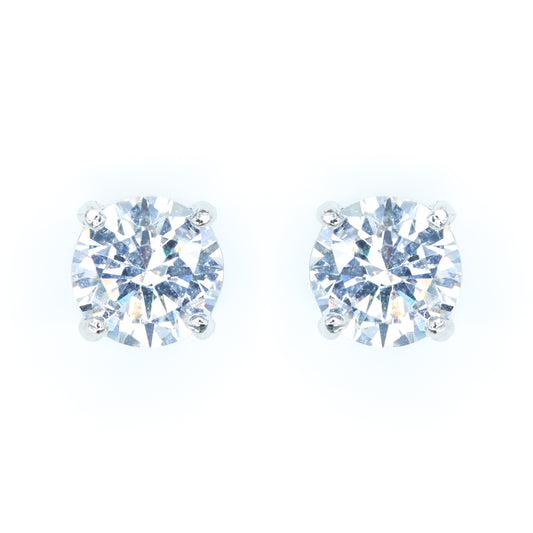 Classic Stud Earring  Large White Gold Default Title