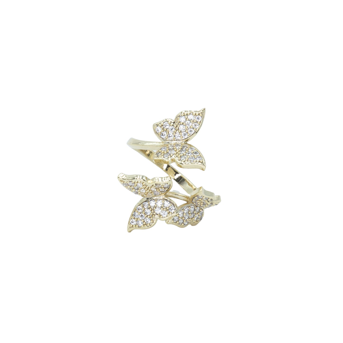 The Butterfly Soirée Ring in Gold