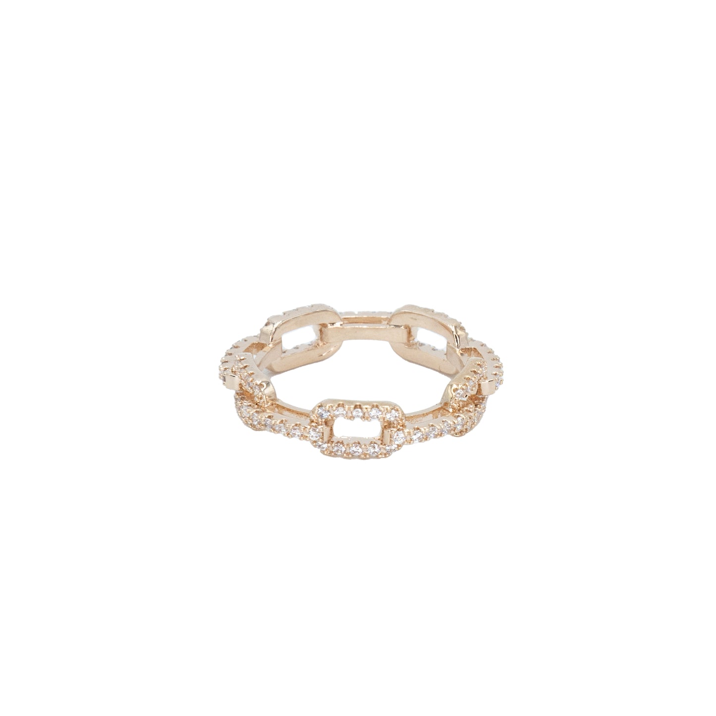 Chain Link Band Ring