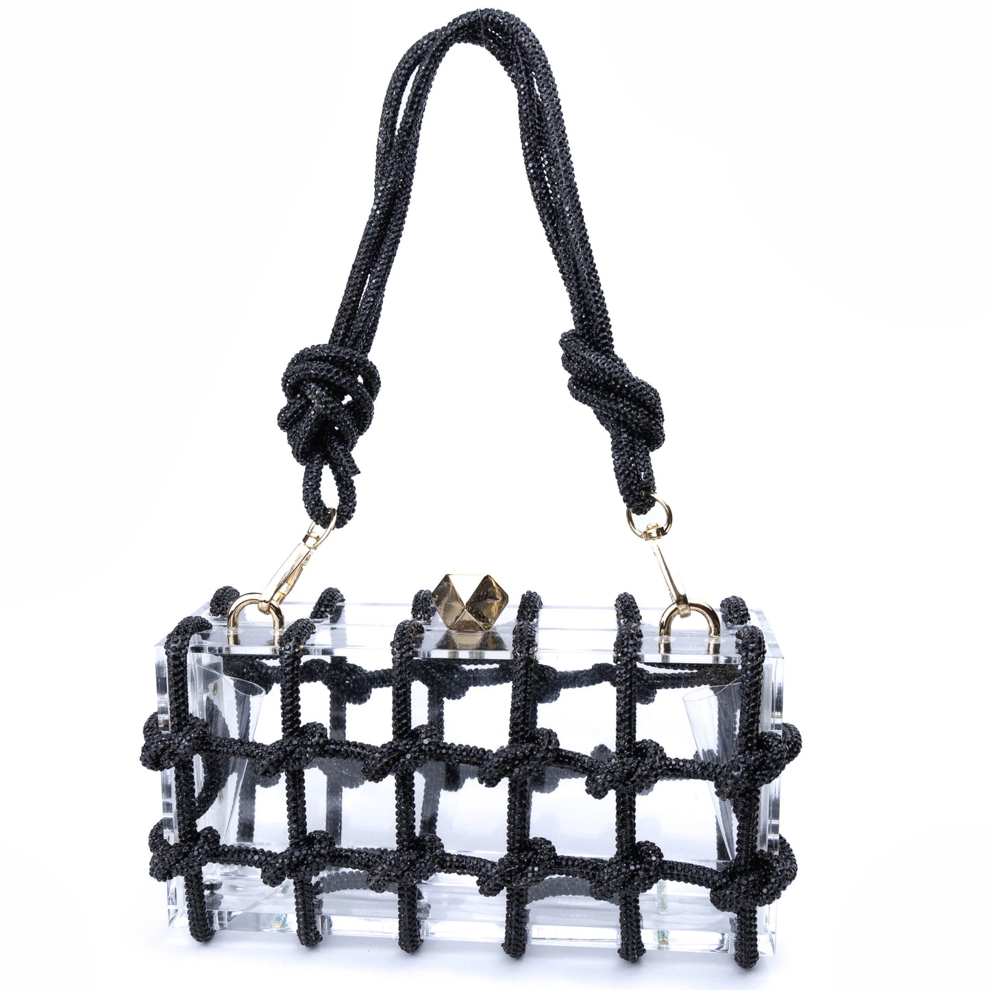 The Clear Crystal Rope Black